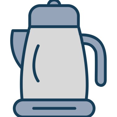 kahve makinesi simgesini, vektör çizim