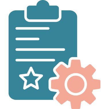 Belge. Web simgesi basit illüstrasyon