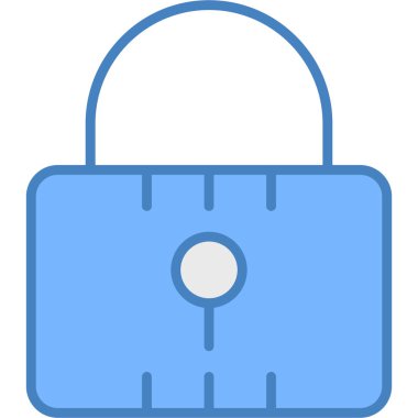 Kilitli simge tam - taslak biçiminde kilitlensin