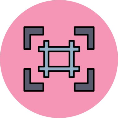 ağ web simgesi, basit vektör illüstrasyonu