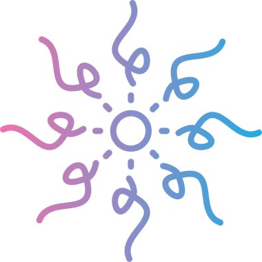 Çizgi film simgesinin vektör çizimi