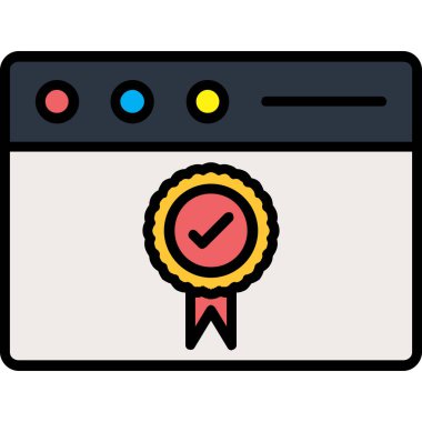 Web tasarım simgesi, vektör illüstrasyonu