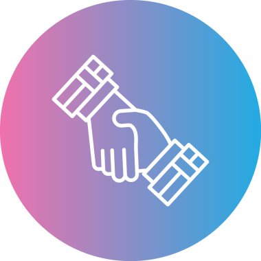 el sıkışma simge vektör çizim