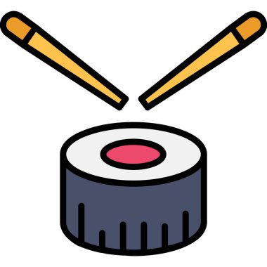 davul simgesi vektör illüstrasyonu