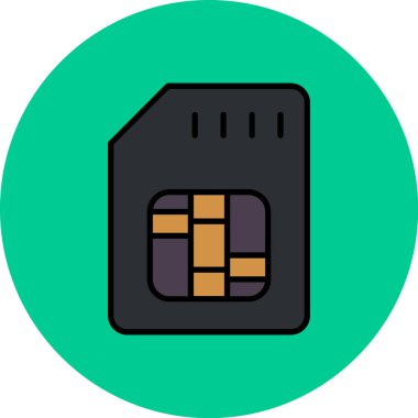 Kart kredi kartı simgesi - taslak biçimi