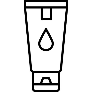 Su Şişesi Web simgesi, vektör illüstrasyonu