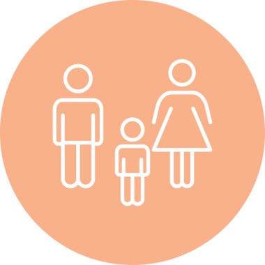 İnsanlar düz kutsal kişilerin resmi, vektör, illüstrasyon