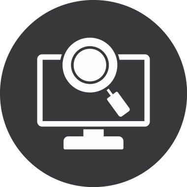 bilgisayar vektörü illüstrasyonu, satır simgesi tasarımı