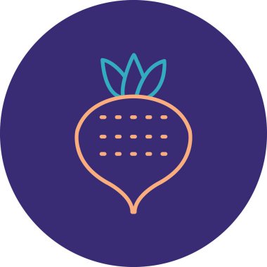 Meyve. Basit simge vektör illüstrasyonu