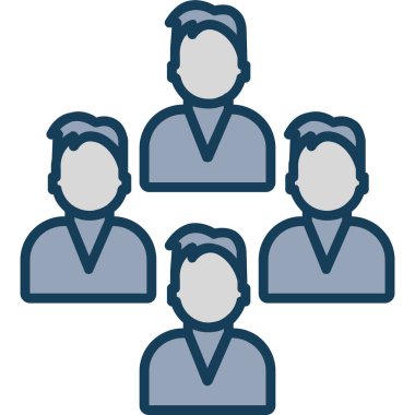 İş adamları vektör illüstrasyonu