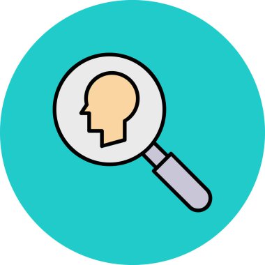 search icon. simple illustration of magnifying glass vector icons for web