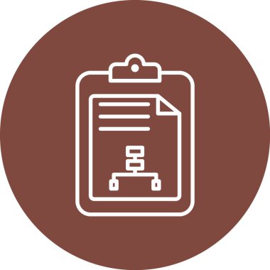 Belge. Web simgesi vektör illüstrasyonu