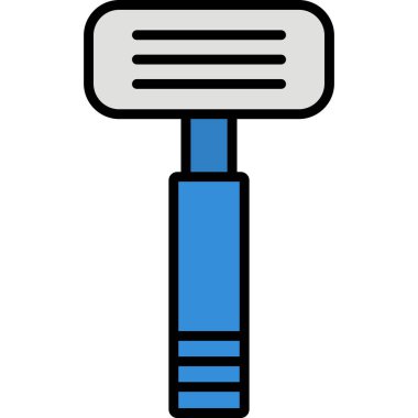 fırça simgesi renk dış hat vektörü