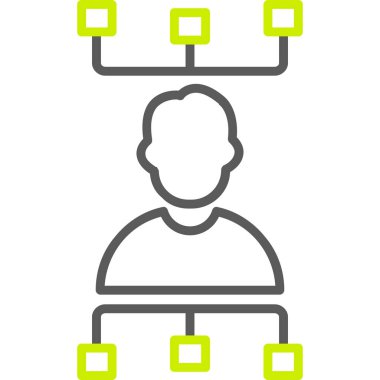 ağ simgesi, vektör illüstrasyonu