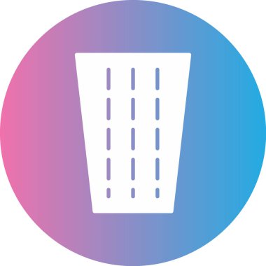 Çöp. Web simgesi basit illüstrasyon