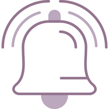 Zil. Web simgesi basit illüstrasyon