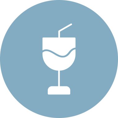 içki ikonu vektör illüstrasyonu