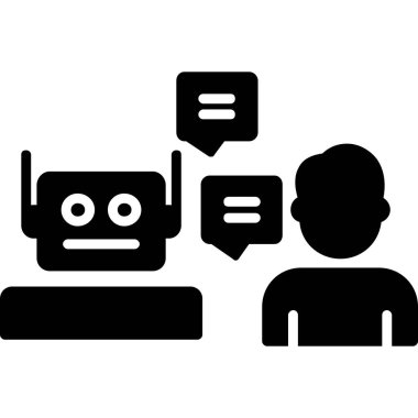 Sohbet robotu simgesi