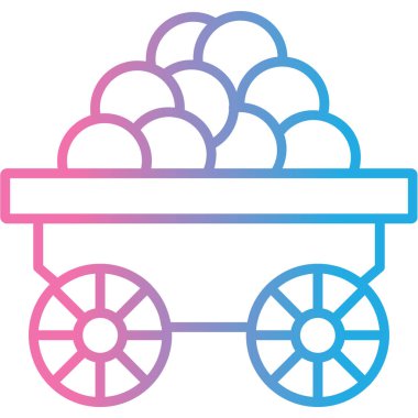 bebek arabası simgesi. vektör çizim