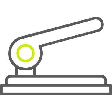 Modern oto tamir simgesinin vektör illüstrasyonu