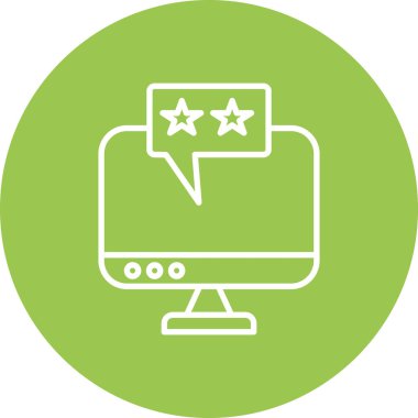 Geri besleme simgesi vektör illüstrasyonu