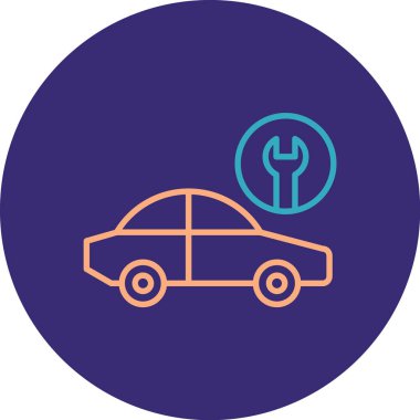 Dolgu simgesi vektör illüstrasyonu