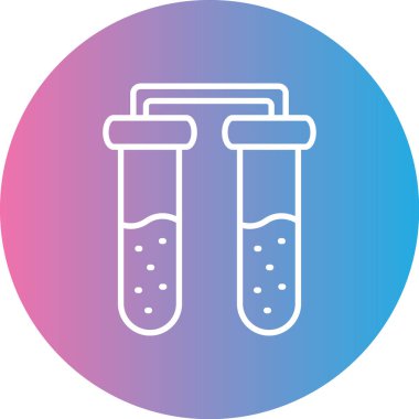 test tübü ikon vektör çizimi