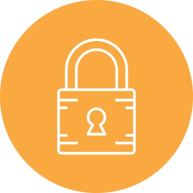 ikon vektör illüstrasyonunu kilitle