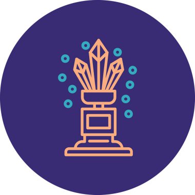 Bir çelengin vektör illüstrasyonu