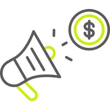 Konuşma baloncuklu dolar işareti