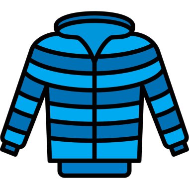 Ceket simge vektör çizim