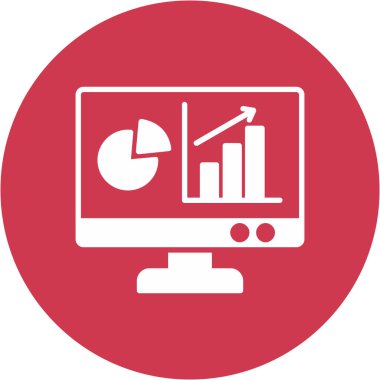grafik simgesinin vektör illüstrasyonu