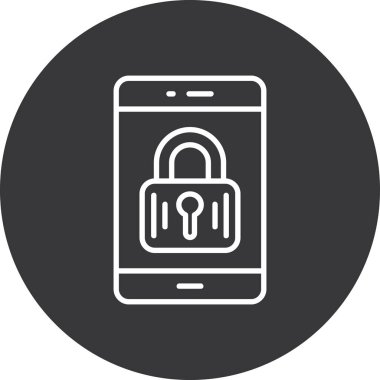 akıllı telefon simgesi vektör illüstrasyonu