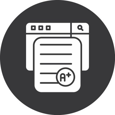 Vektör illüstrasyonu, seo ve web simgesi