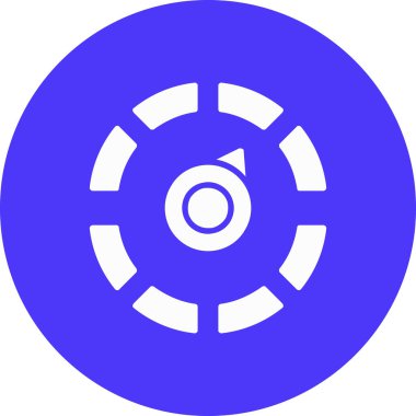 Modern otomatik simgenin vektör illüstrasyonu