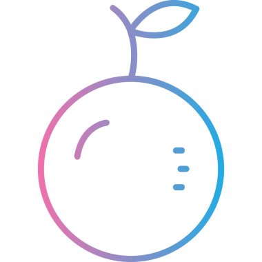 Elmanın vektör illüstrasyonu