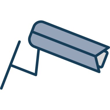 bariyer vektör çizgisi simgesi, dekle