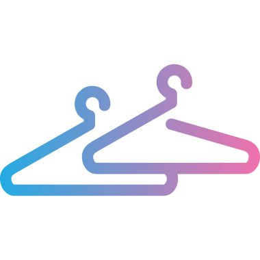 Elbise askısı kutsal kişilerin resmi, vektör çizim