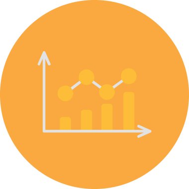 grafik ikonu vektör illüstrasyonu