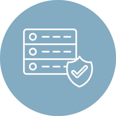 Tamam. Web simgesi basit illüstrasyon