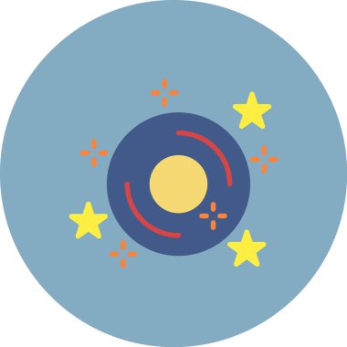 Bir roket simgesinin vektör çizimi