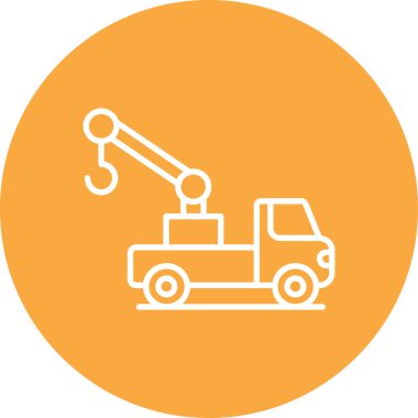 Vinç simgesinin vektör illüstrasyonu