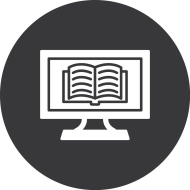 Modern eğitim ikonunun vektör illüstrasyonu