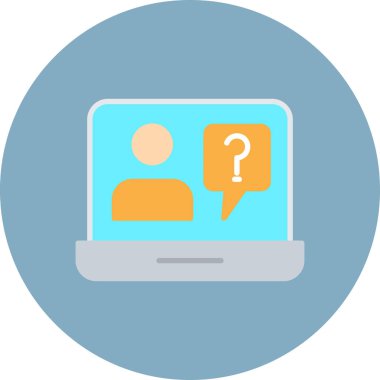 soru simge vektör çizim