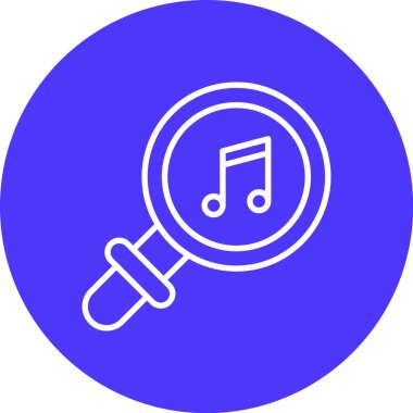 Ara. Web simgesi basit illüstrasyon