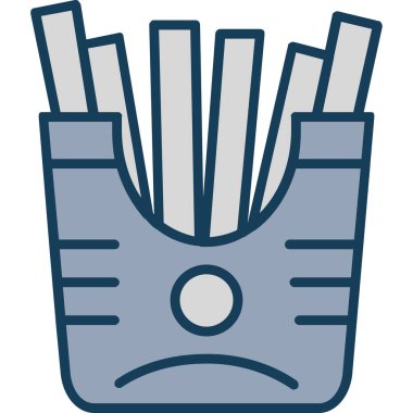 Taç kral simgesi doldurulmuş ana hatlarıyla