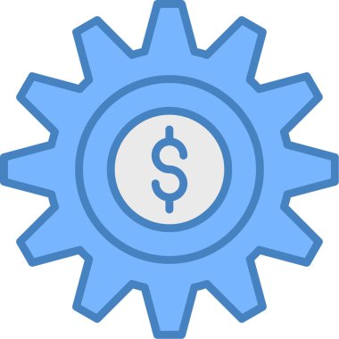 Dolar simgesi vektör illüstrasyonu