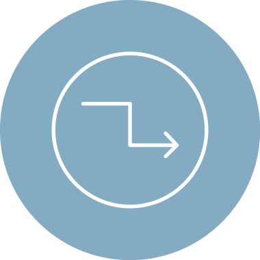 ok simgesi vektör illüstrasyonu