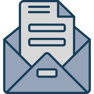 e- posta zarfı harf simgesi