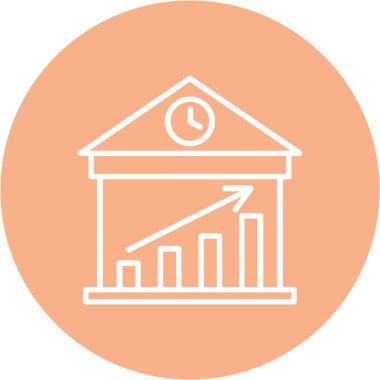 Modern binanın vektör illüstrasyonu